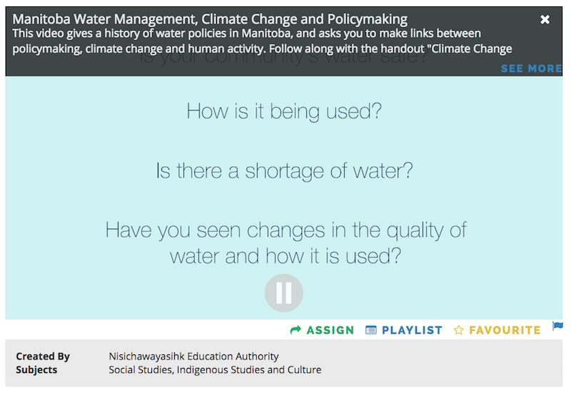 Water Management - social studies lessons
