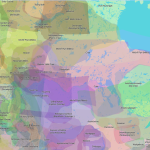 map of Indigenous territories, treaties, and languages from Native Land Digital