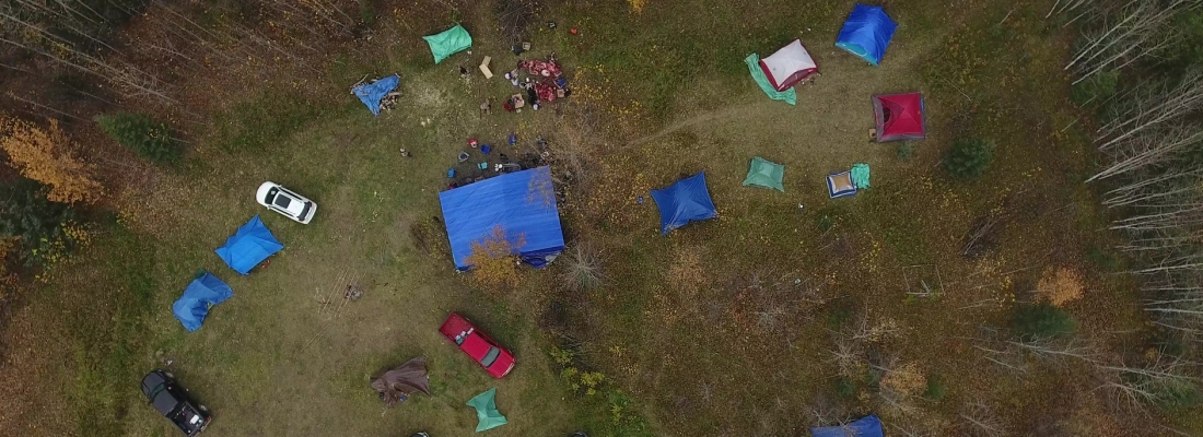 Camping with Dene Tha’ First Nation